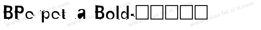 BPerpetua Bold字体转换
